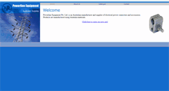 Desktop Screenshot of powerline-equipment.com.au